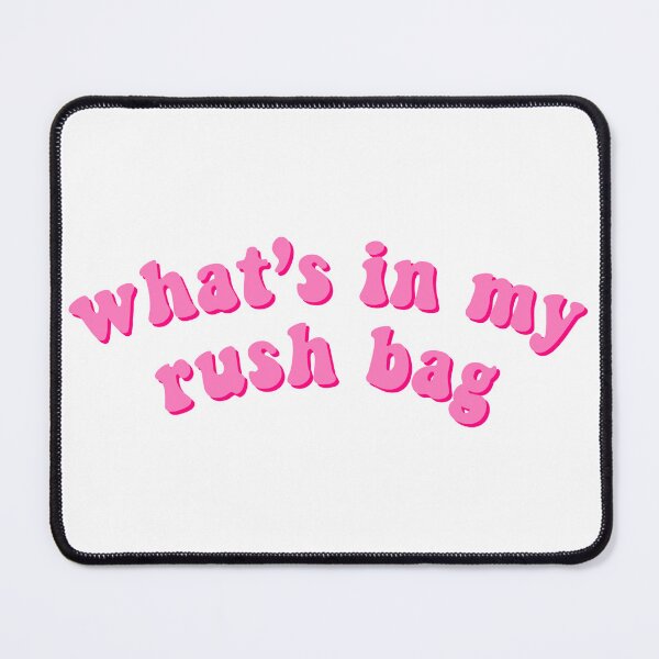 Item preview, what's in my rush bag designed and sold by 3rdgilmoregirl.