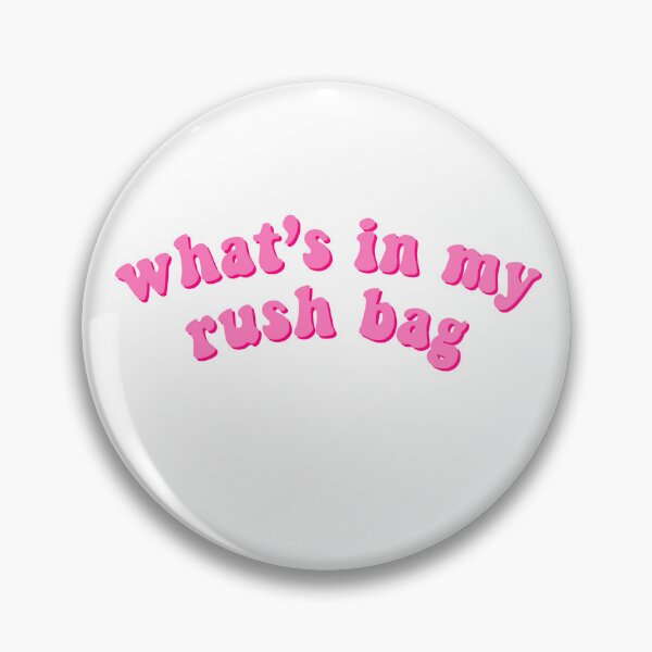 Item preview, what's in my rush bag designed and sold by 3rdgilmoregirl.