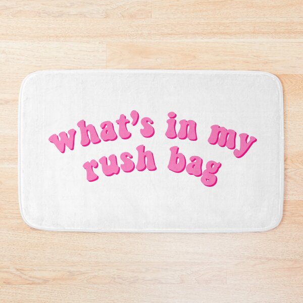 Item preview, what's in my rush bag designed and sold by 3rdgilmoregirl.