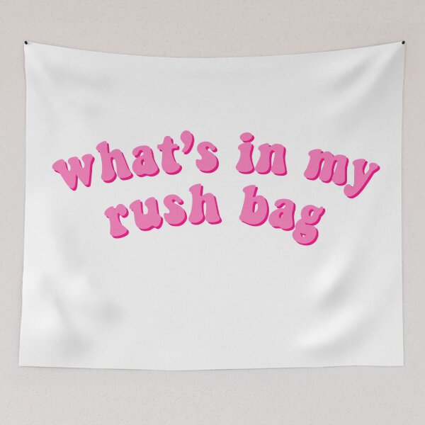 Item preview, what's in my rush bag designed and sold by 3rdgilmoregirl.
