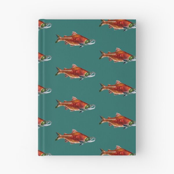 Item preview, Sockeye Salmon Watercolor designed and sold by CurlyClaraBelle.