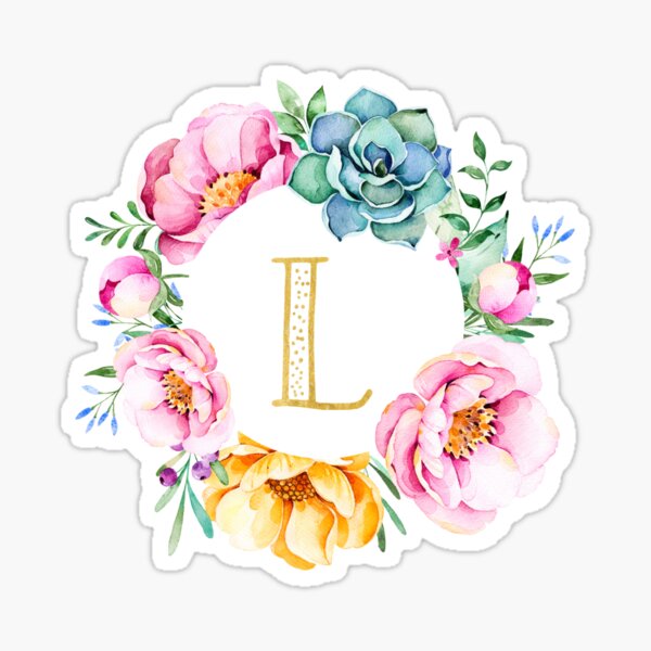 NEW! PSX BOTANICAL INITIAL U Monogram Flower spring bouquet bloom alphabet  vinta