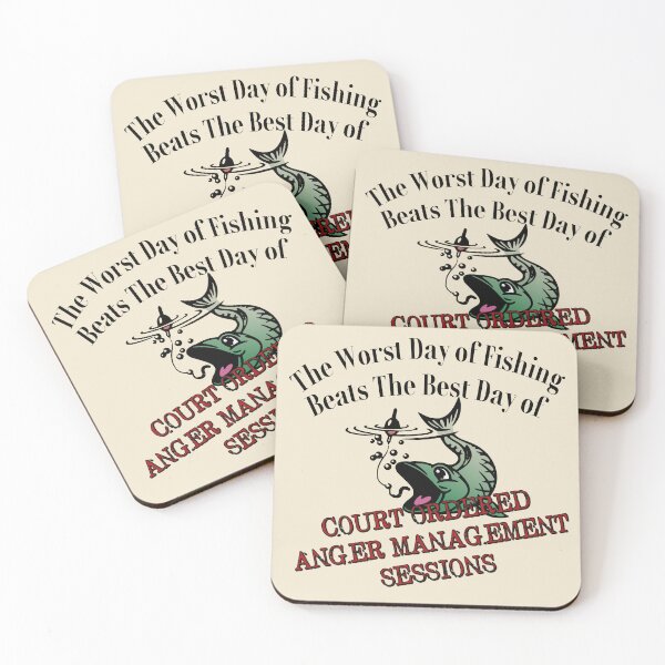 Item preview, The Worst Day of Fishing Beats the Best Day of COURT ORDERED ANGER MANAGEMENT SESSIONS designed and sold by brodolo.