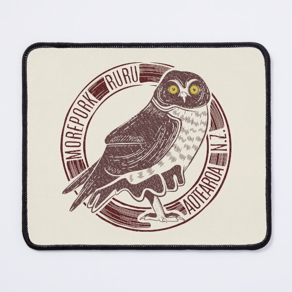 Item preview, Morepork RURU NZ bird designed and sold by piedaydesigns.