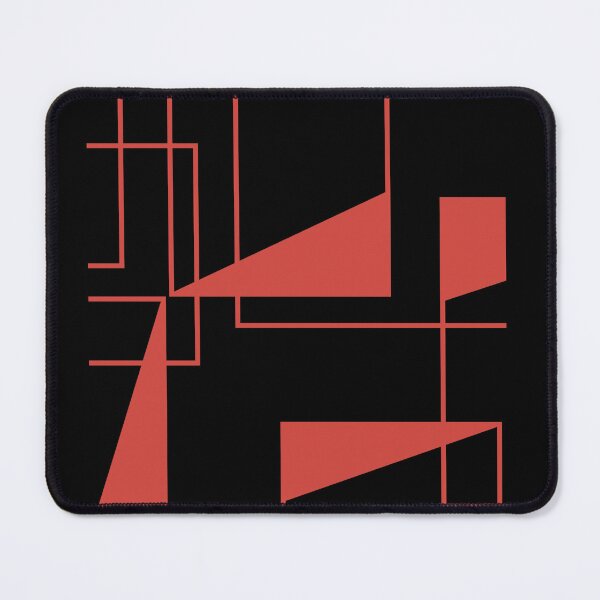 Item preview, Red, modern, dynamic, trendy geometric pattern designed and sold by MollieCooper98.