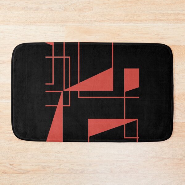 Item preview, Red, modern, dynamic, trendy geometric pattern designed and sold by MollieCooper98.