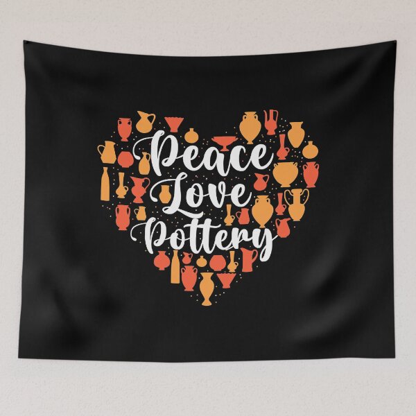 Item preview, Peace Love Pottery - Ceramic Potter designed and sold by DNW-art.