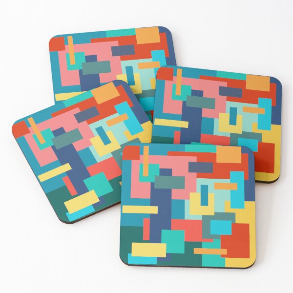 Item preview, Retro Cubist Pattern designed and sold by Texterns.