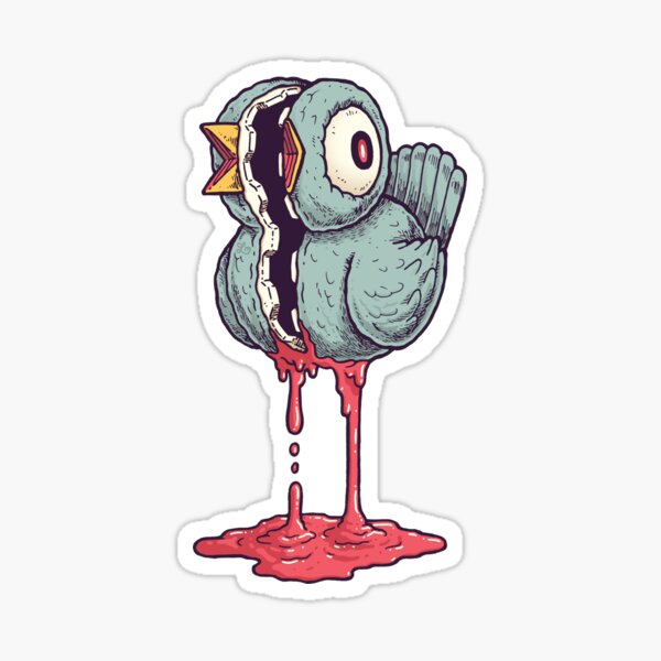 Vista previa del artículo con la obra «Los pájaros son raros», diseñado y vendido por LeiMelendresArt.