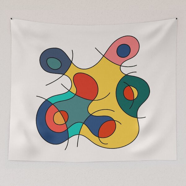 Item preview, Surreal Amoeba #11 (Miro Inspired) designed and sold by Texterns.