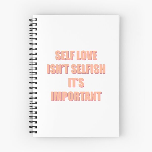 Item preview, Self love isn’t selfish it’s important positive quote text design designed and sold by DDalaland.