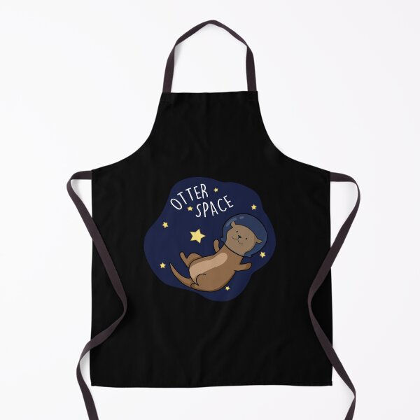 Item preview,  Otter Space Funny Astronaut Funny Animal Pun (Dark BG) designed and sold by punnybone.