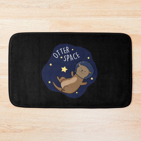 Item preview,  Otter Space Funny Astronaut Funny Animal Pun (Dark BG) designed and sold by punnybone.
