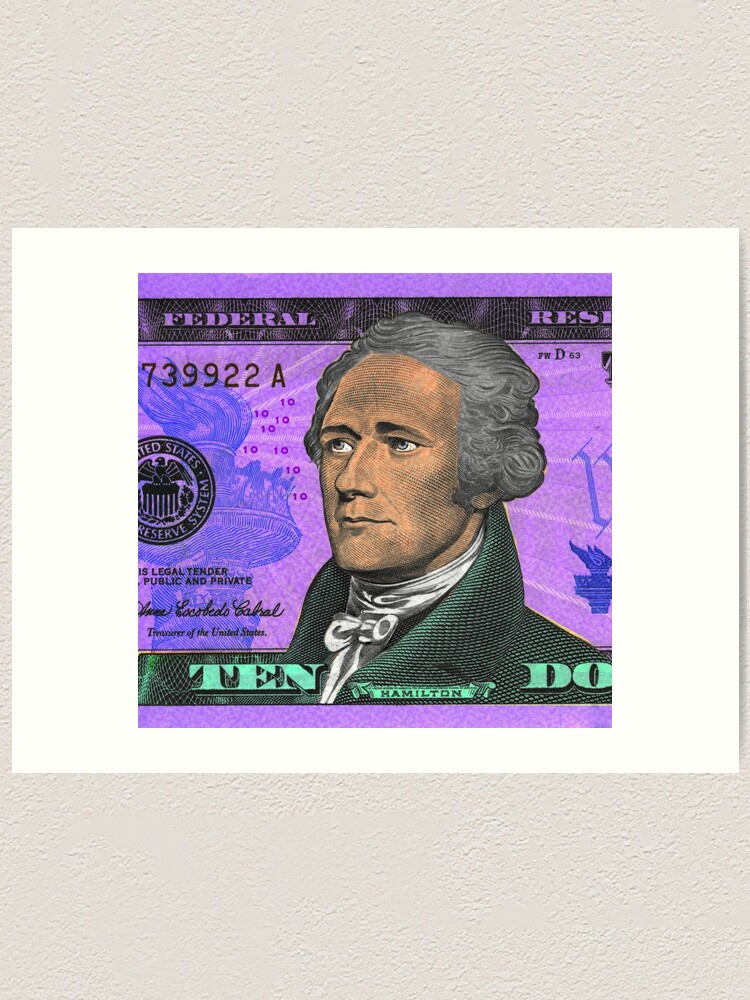 alexander hamilton on the ten dollar bill