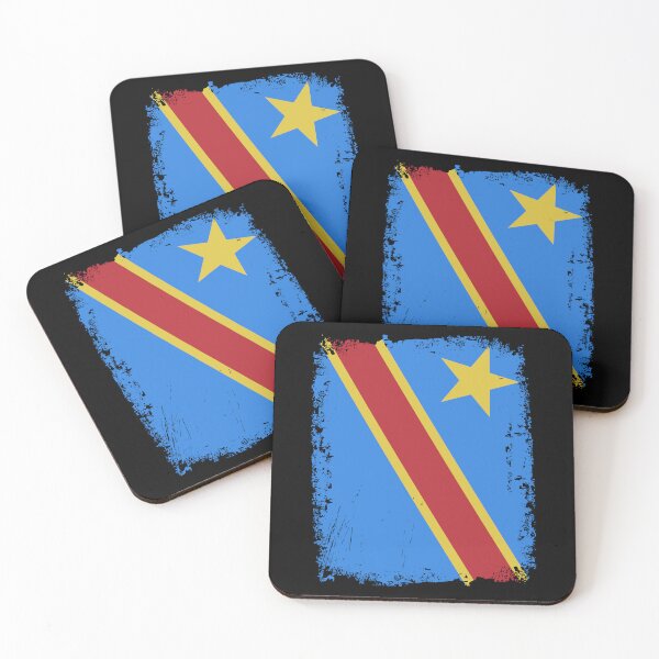 Item preview, Democratic Republic of the Congo Flag Disstressed designed and sold by rafaeltto.