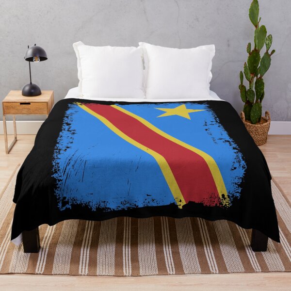 Item preview, Democratic Republic of the Congo Flag Disstressed designed and sold by rafaeltto.