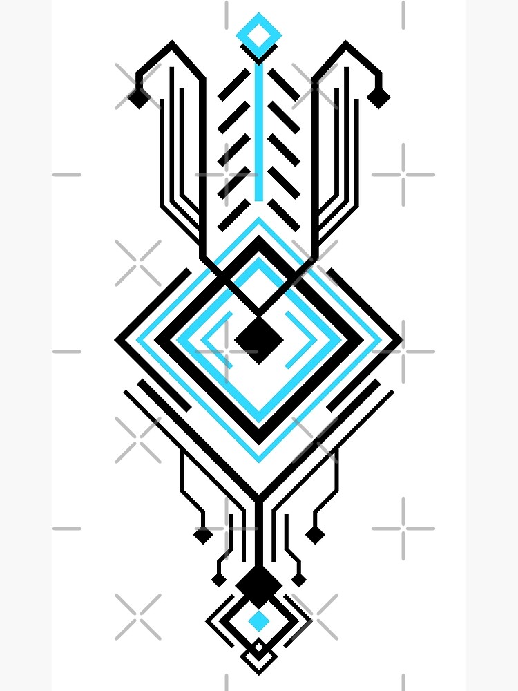 Emery Tribal Boho Geometric Black Mandala Linework Temporary Tattoo –  MyBodiArt