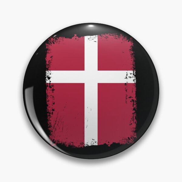 Artikelvorschau, Denmark Flag Disstressed entworfen und verkauft von rafaeltto.