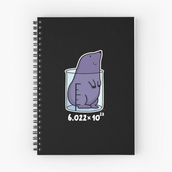 Item preview, Chemistry Mole Funny Animal Puns (Dark BG) designed and sold by punnybone.