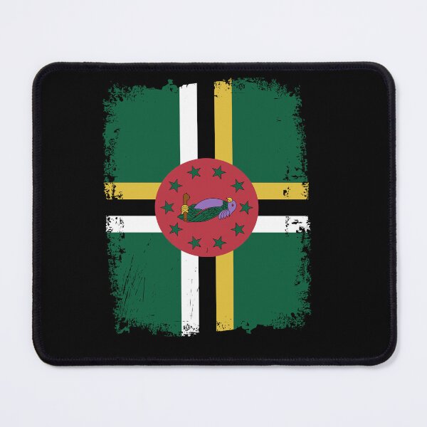 Item preview, Dominica Flag Disstressed designed and sold by rafaeltto.