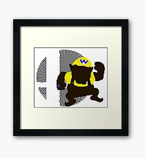 Wario (Classic) - Sunset Shores Framed Print
