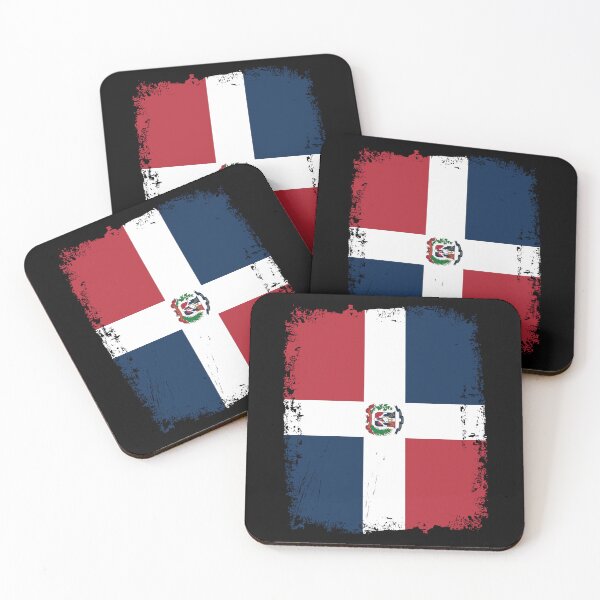 Item preview, Dominican Republic Flag Disstressed designed and sold by rafaeltto.