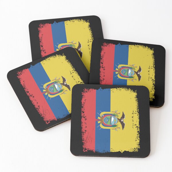 Item preview, Ecuador Flag Distressed designed and sold by rafaeltto.