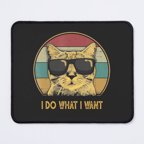 Item preview, Retro I do what I want cat funny cat lover Tee designed and sold by MarkusArt345.