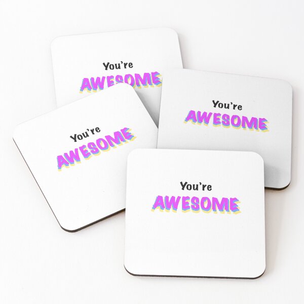 Item preview, You're AWESOME Sticker designed and sold by aesthetics-15.