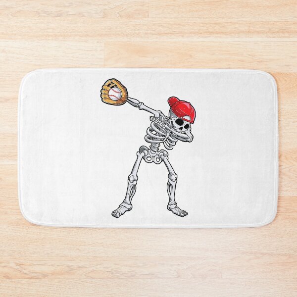 Item preview, Dabbing Skeleton Baseball Halloween Player Catcher Pitcher designed and sold by MichelSorour.