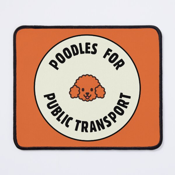 Item preview, Poodles For Public Transport designed and sold by Picket Club.