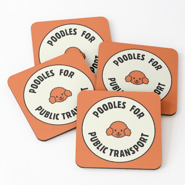 Item preview, Poodles For Public Transport designed and sold by Picket Club.