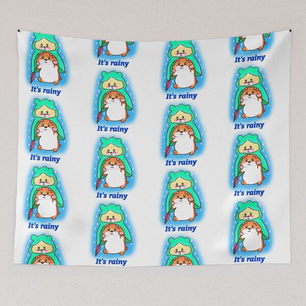 Item preview, Hamster | Hamster Lover - It's rainy v5 designed and sold by FennyWijayaMomo.