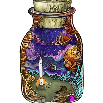 Artwork thumbnail, Space Adventure by Ruta