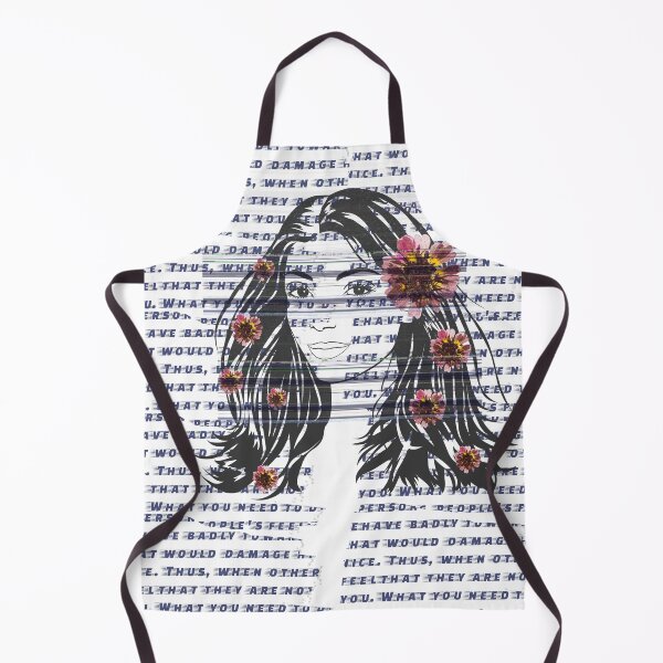 Item preview, flower Girl Sketch on text paper designed and sold by TypeWrite.
