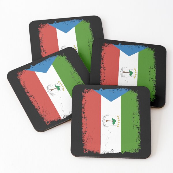 Item preview, Equatorial Guinea Flag Distressed designed and sold by rafaeltto.