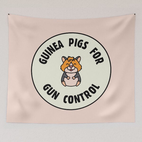 Item preview, Guinea Pigs For Gun Control designed and sold by Picket Club.