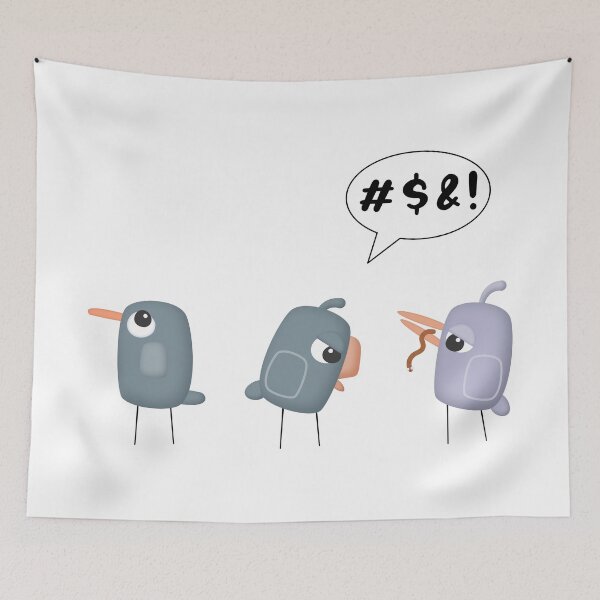 Item preview, Fighting Birds designed and sold by darklanterndsn.