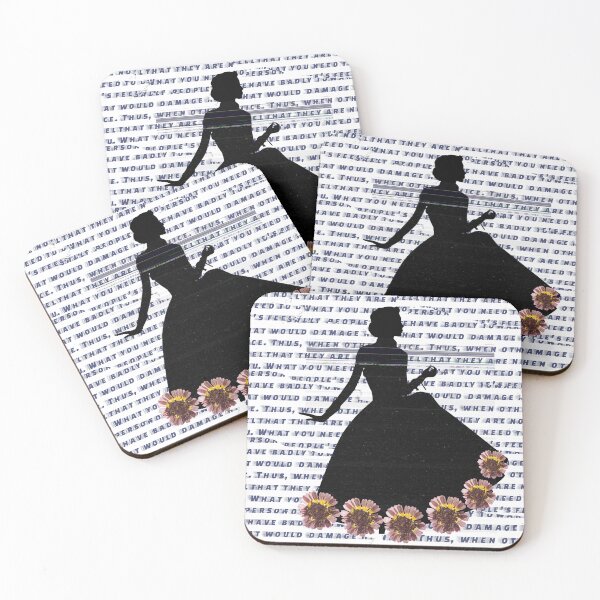 Item preview, flower Girl Sketch on text paper designed and sold by TypeWrite.