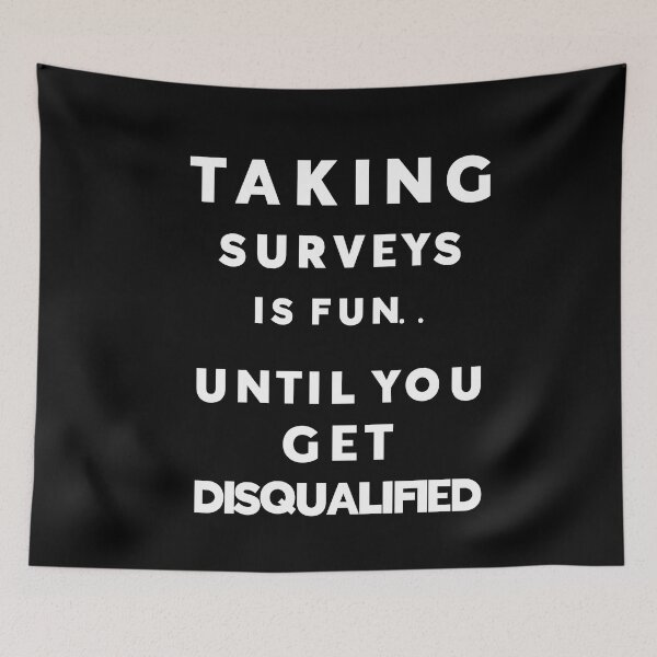 Item preview, Taking Surveys Is Fun Funny Survey Taker designed and sold by SharpThreadZ.
