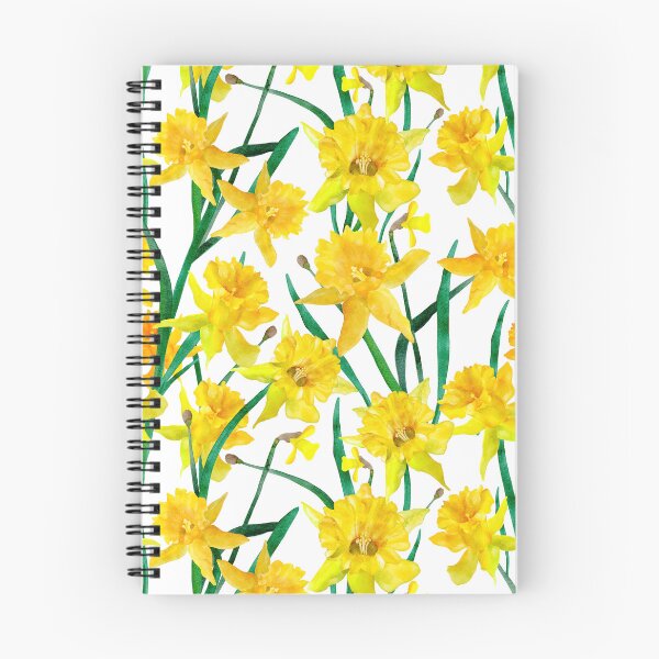 Item preview, Watercolor Daffodil Pattern - Yellow And White  designed and sold by Sketchbook Designs.