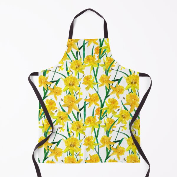 Item preview, Watercolor Daffodil Pattern - Yellow And White designed and sold by Sketchbook Designs.