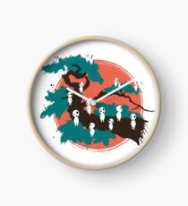 Geister der Bäume Uhr