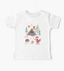 Woodland Animals Campout Baby Tee
