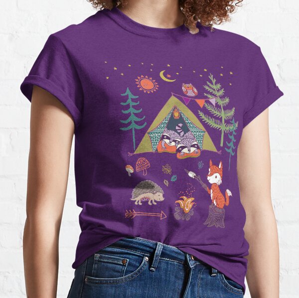 Woodland Animals Campout Classic T-Shirt