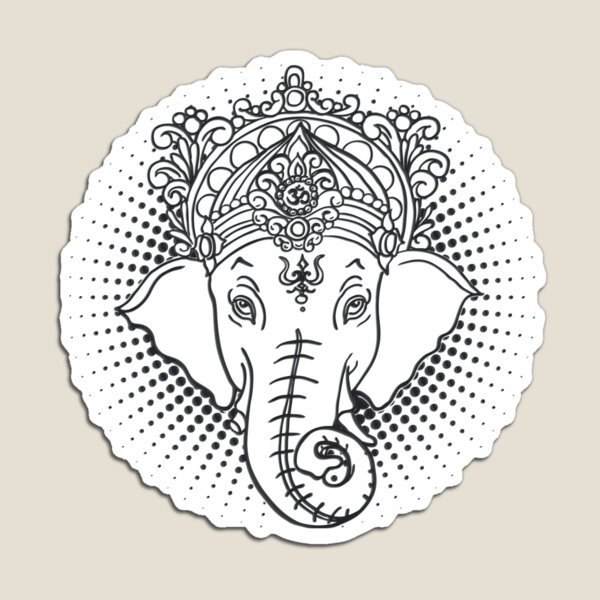 Iconic Hindu Ganesh Magnet