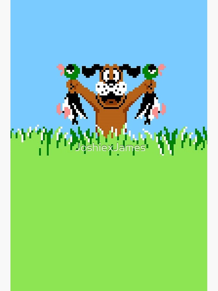 Duck Hunt wall decor, Duck Hunt Game, Old Video Game, Old Game canvas, Retro Game print, Video Game wall art, Nintendo store wall art, Retro print