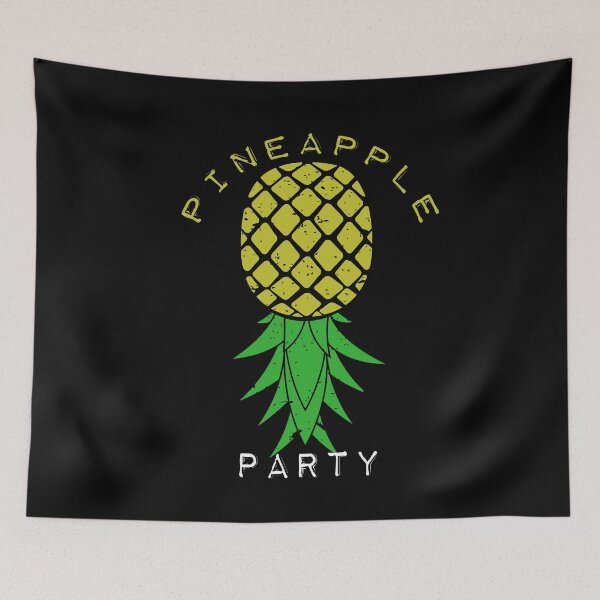 Item preview, Pineapple Party Funny Upside Down Pineapple Cool Swinger Gift designed and sold by SharpThreadZ.