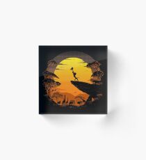 The Circle of Life Acrylic Block