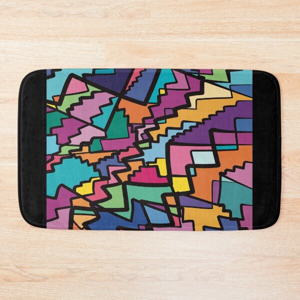 Item preview, Chaotic Cute Stairs - Quirky Abstract Illustrated designed and sold by ZaraRoza.